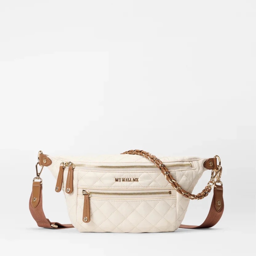 NEW w/tags MZ Wallace Small Crosby Sling in Sandshell